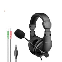 Astrum Hs120 Large Stereo Headphones with Mic